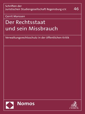 cover image of Der Rechtsstaat und sein Missbrauch